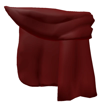 Left Red Shoulder Cloak 