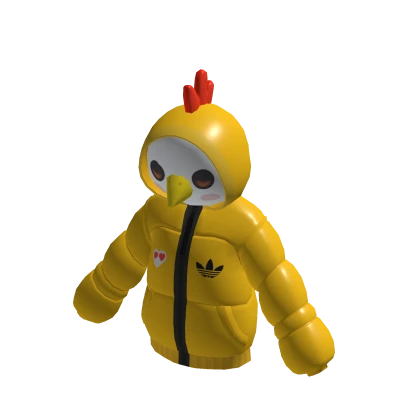 adidas Easter Chicken Yellow Puffer Jacket