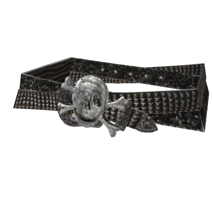 [3.0] Rhinestone Skull Belt