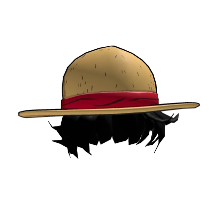 Luffy Straw Hat w/ Hair 2.0 ( Anime )