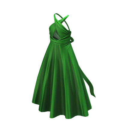 Flowy Maxi Dress - Green