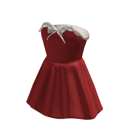 Red Lacey Dress with Bow