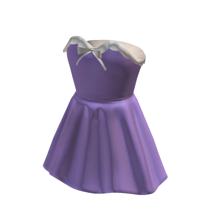 Purple Lacey Dress with Bow