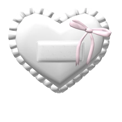 ୨୧ cute pink heart face sticker ୨୧