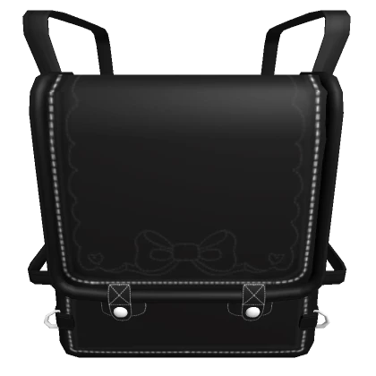 学生 1.0 Black Japanese kawaii school backpack 