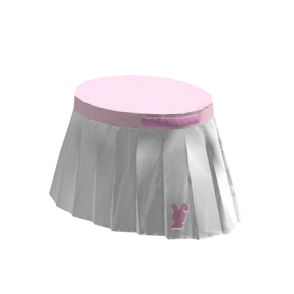 Kawaii skirt bunny white and pink