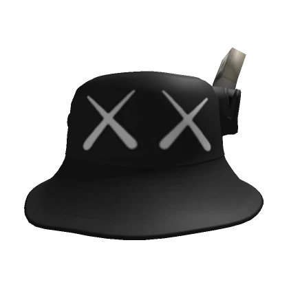 Streetwear XX Black Bucket Hat