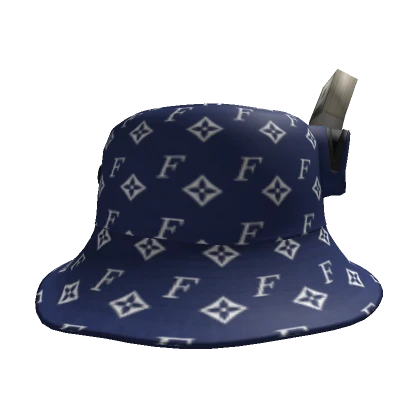 Designer Louis Foreign Blue Bucket Hat