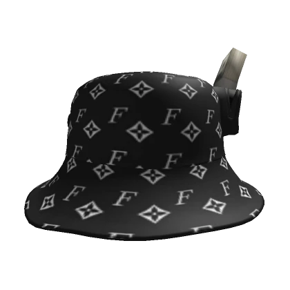 Designer Louis Foreign Black Bucket Hat