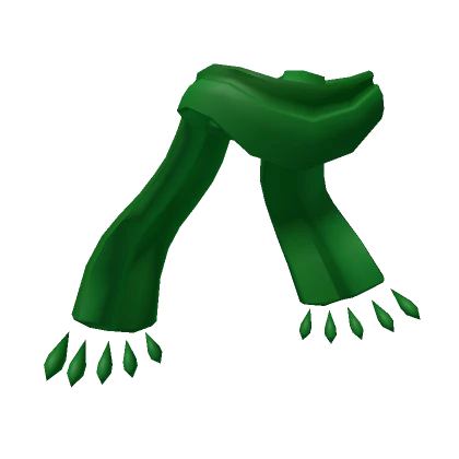 Long Green Scarf