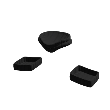 M.I Blocky Loose Collar [BLACK]