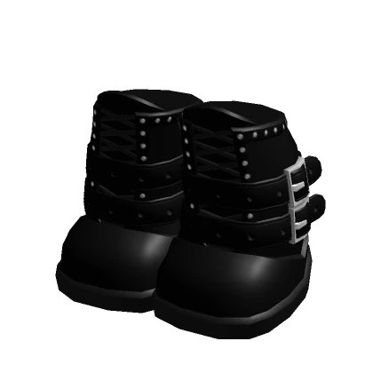 Chibi Doll Goth Boots - Black