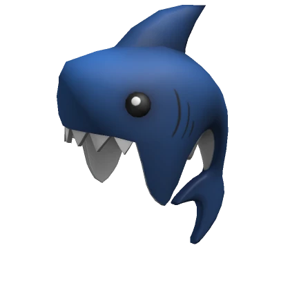 Hungry Dark Blue Shark Hat