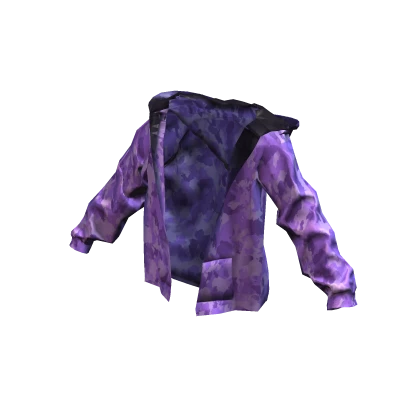 Y2K Camo Jacket Purple