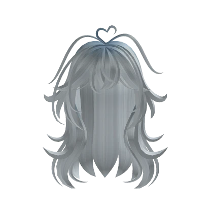 Light Blue Soft Wavy Wolf Hair