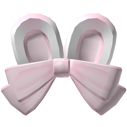 ♡ Bunny Ears With Bow (White)