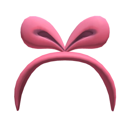 Big Anime Bow Headband - Pink