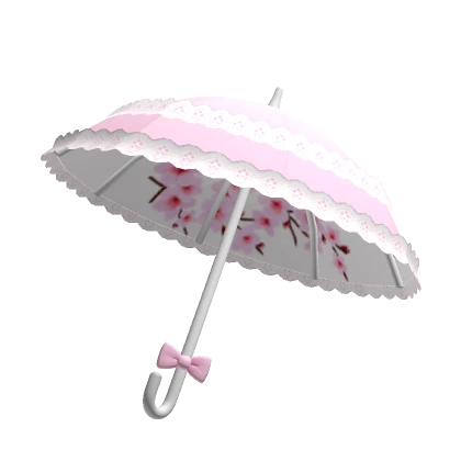 🍀Spring Flower Lace Parasol (Pink)