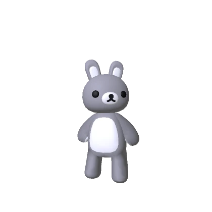 Kawaii Bunny Bear (Recolorable)