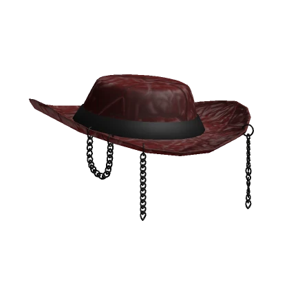 Crimson Chain Cowboy Hat