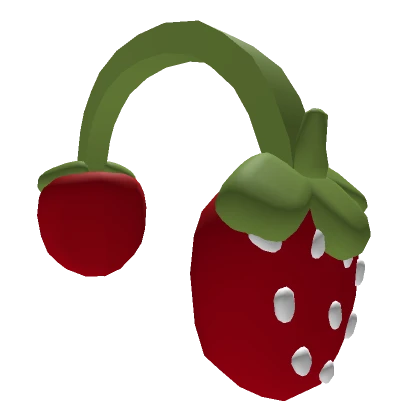 Red Strawberry Headphones