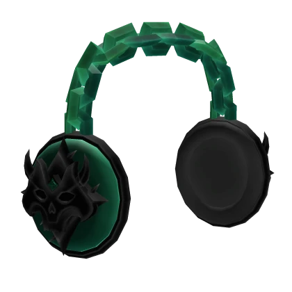 Xerathos's Jade Chained Headphones