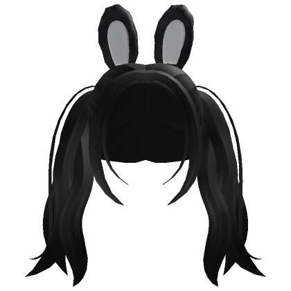 Black Bunny Hair