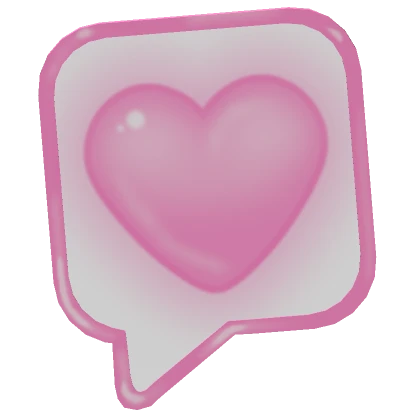 ♡ cute heart message (Light Pink)