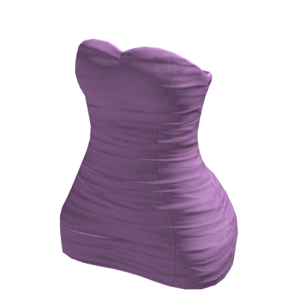 Purple Sleeveless Tube Dress
