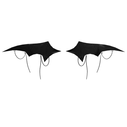 ♡ cute black bat wings ♡