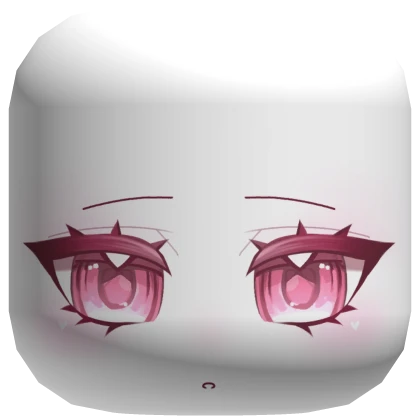 Pink Eyes Chibi Face