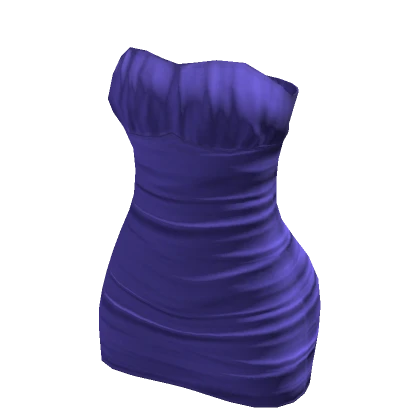 purple slim waist party dress (no sleeves)