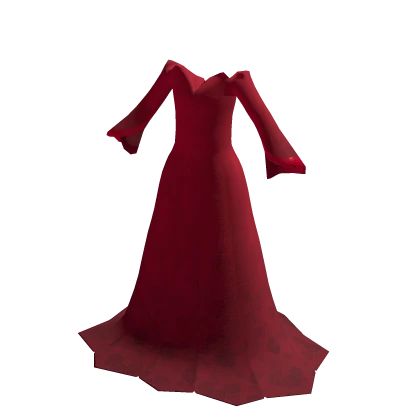 Vampire Queen Rose Dress - Red