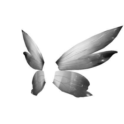 Grey Fairy Wings