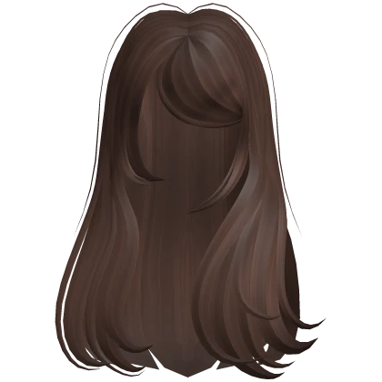 ♡ soft flowy doll hair (brown)