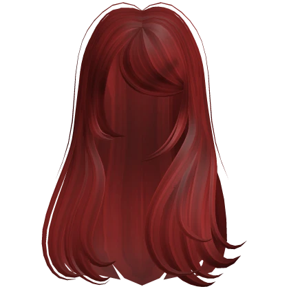 ♡ soft flowy doll hair (red)