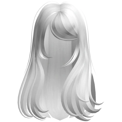 ♡ soft flowy doll hair (white)