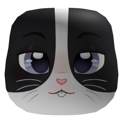 Sleepy Easter Bunny Head Face