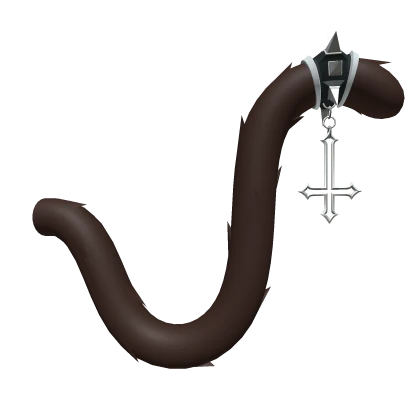 Goth Cat Tail Brown
