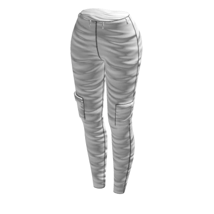 White Cargo Pants