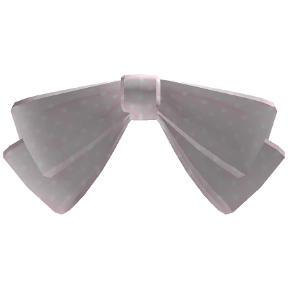 ♡ Droopy Bow (Pink Polka Dot)