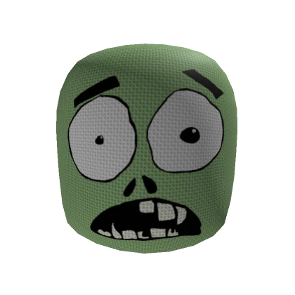 SCARED Plushie zOMBIE HEAD 