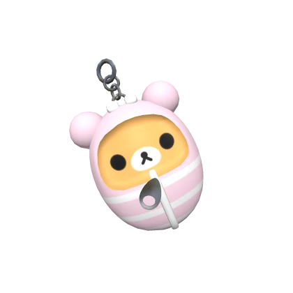 Sleeping Bag Bear Plush Keychain (3.0)