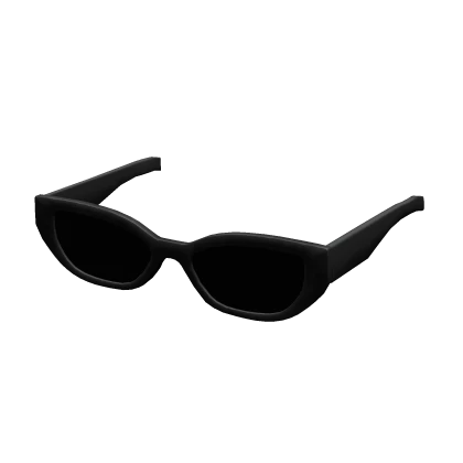 Y2K Nerd Glasses in Black