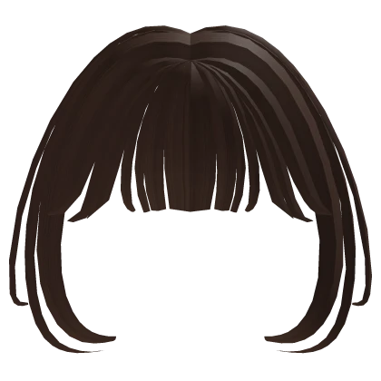 ɞ | cute dainty brown bangs