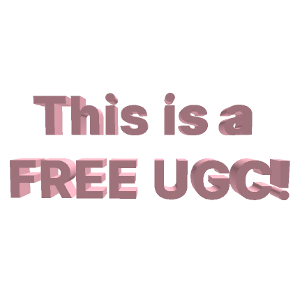 🆓This is a FREE UGC!