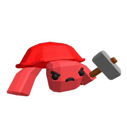 Angry Turtle with a Hammer