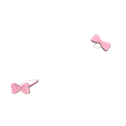 pink bows for iron horns