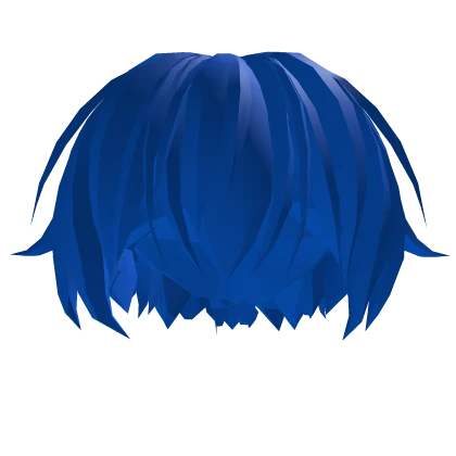 Blue Long Anime Hair