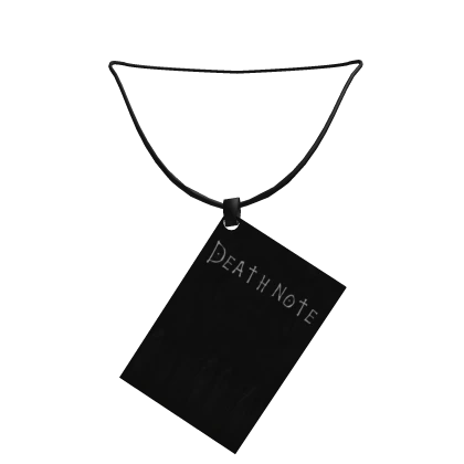 Death Note Necklace 3.0